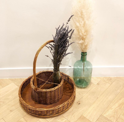 Panier osier bar portatif - panier, /
