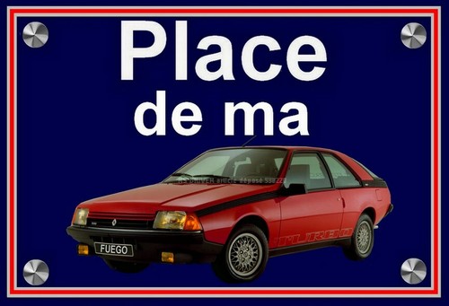 Plaque place ma renault - place,