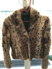 Veste en lapin Morgan imprimé léopard taille 42