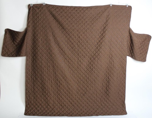 Marron argile matelassé - argile,
