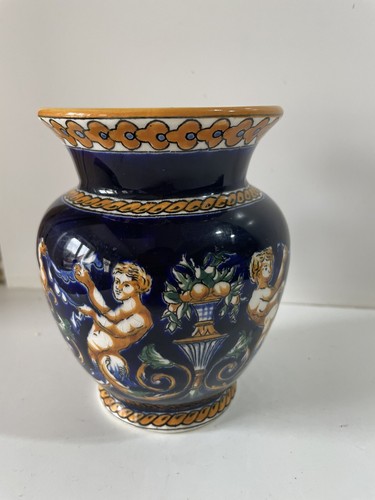 Petit vase faïence gien - vase,