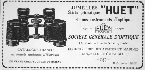 Publicité 1925 huet - 1925,