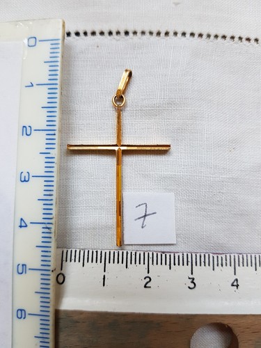 Croix pendentif plaqué - en,