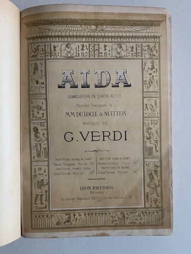Verdi aïda escudier - aïda,,