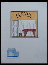 MOBILIER ET DECORATION JUIN 1925 - PIANO PLEYEL, RENE HERBST