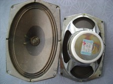 LOT DE 2 HAUT PARLEURS GRUNDIG VINTAGE - LARGE BANDE OUTPUT  AMPLI LAMPES