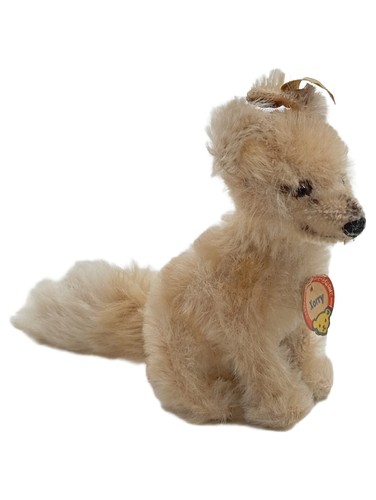 Steiff peluche chien beige - chien,