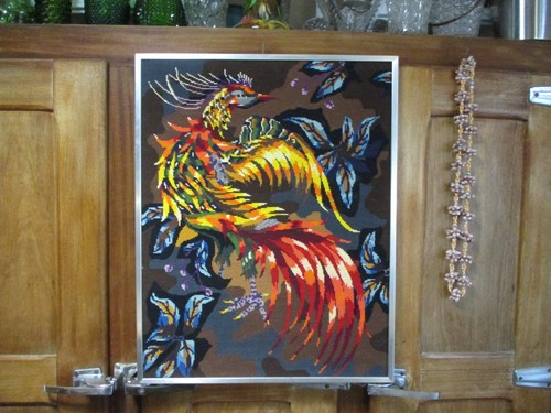 Tapisserie canevas oiseau de - tapisserie,