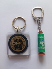 2 Porte-clés Bobines de Fil