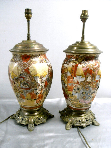 Paire de lampes vases - lampes,
