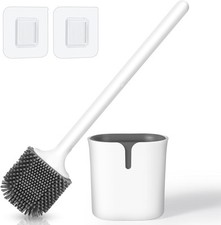 Brosse Toilettes WC, Brosses WC Silicone Balai Toilette WC Brosse WC et