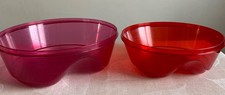 Lot de 2 saladiers cristal de