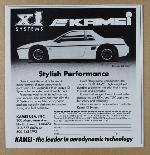 1985 kamei system for - 1985,