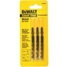 Lames De Scie Sauteuse En Acier Cobalt Dewalt DT2150 Pour Métaux (Paquet De 3)