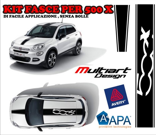 Adhésifs bandes pour fiat - bandes, 500
