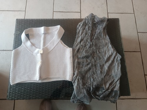 Lot boléros 1 gilet - et,