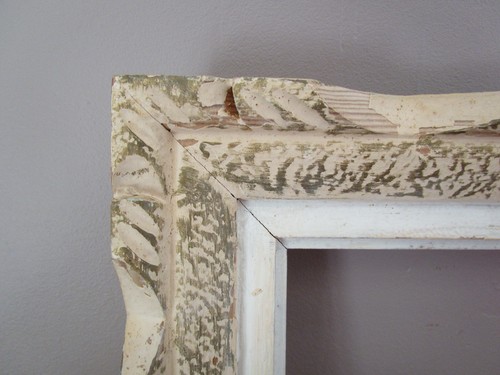 Petit cadre bois sculpté - en,
