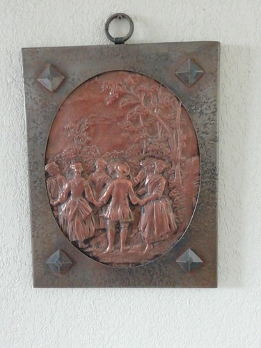 Tableau cuivre repoussé - tableau, en