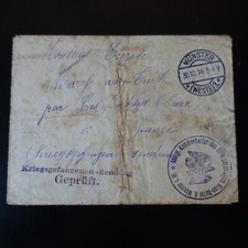 WW1 - CAMP DE MUNSTER - LETTRE