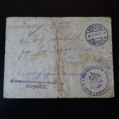 Ww1 camp munster - -, de