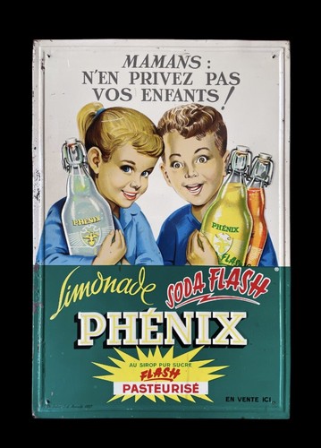 Tôle publicitaire 1950 - tôle, publicitaire,1950,tôle