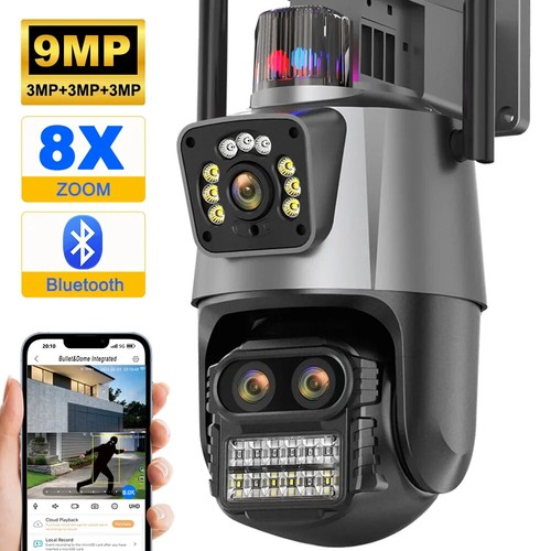 9mp wifi camera outdoor ptz - 9mp,