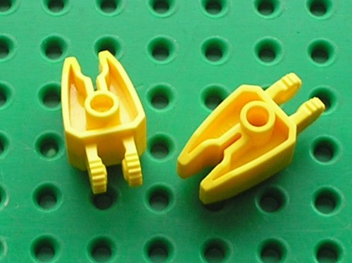 Lego yellow hinge 1x3 - hinge,