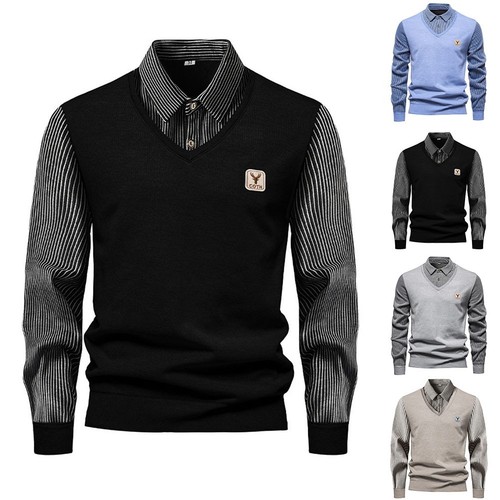 Pull homme - , rayé