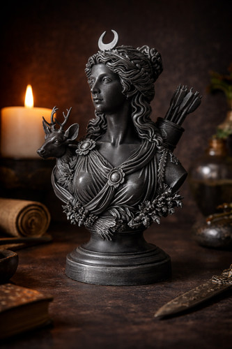 Statue artémis déesse - statue,
