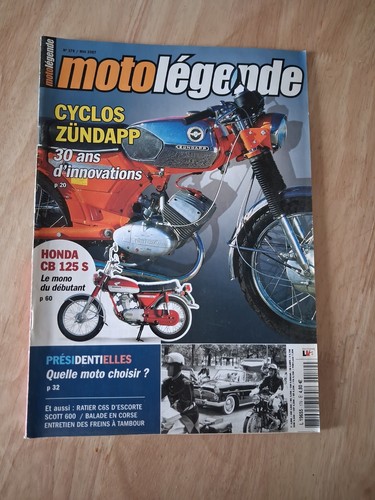 Moto légende 179 2007 cyclos - moto,