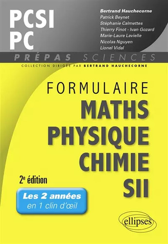 Formulaire maths physique - formulaire,