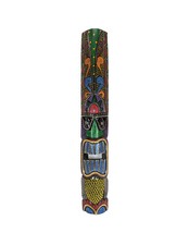 Masque Tiki mural Multicolore
