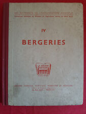 ancien livre les batiments de l'exploitation agricole, bergeries IV