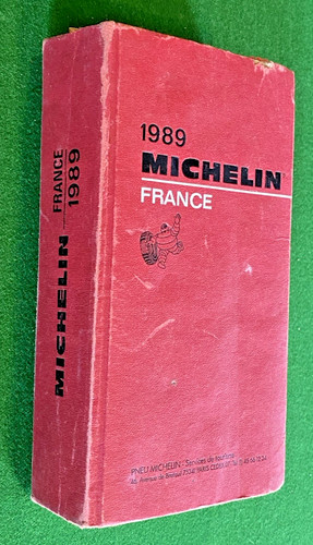 Guide michelin rouge - rouge, 1989