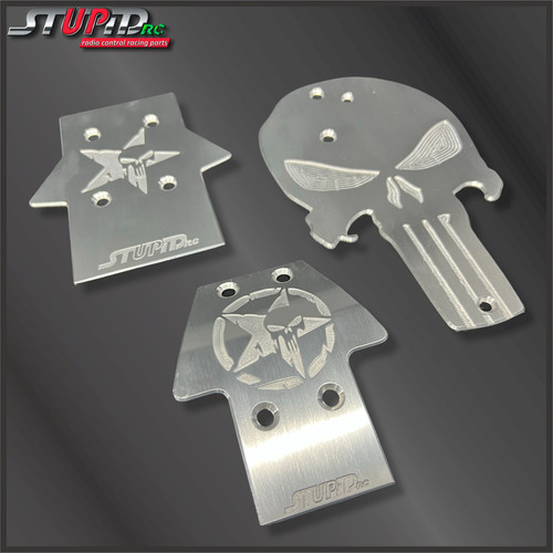 Plaques protection skull - de,