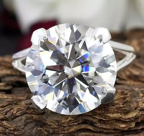 Rare bague solitaire diamant - bague,