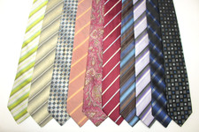 Lot De 10 Cravates En Soie