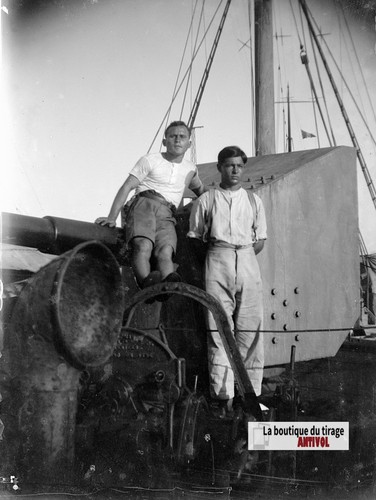 Deux marins paquebot maroc - marins,,