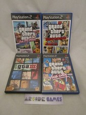 LOT 4 JEUX PS2 PLAYSTATION 2 GRAND THEFT AUTO GTA III VICE CITY STORIES LIBERTY