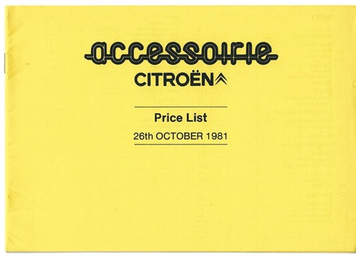Citroen accessories price - citroen,