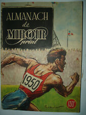 ALMANACH 1950 DE MIROIR Sprint CYCLISME FOOTBALL ATHLETISME BOXE.....