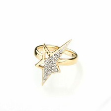 Bague Thierry Mugler plaquée or avec Zirconium T21208DZ. T.58. 89,00€ Neuve