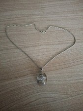 Pendentif Argent Avec Sa Chaine Quartz Fantome Lodolite Ou Autre?