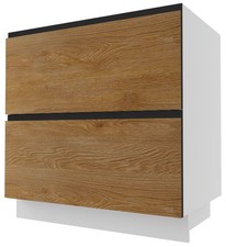 Meuble Sous Évier Treviso 80x82cm Tiroir Intérieur Couleur Au Choix TR-D2A/80/1A