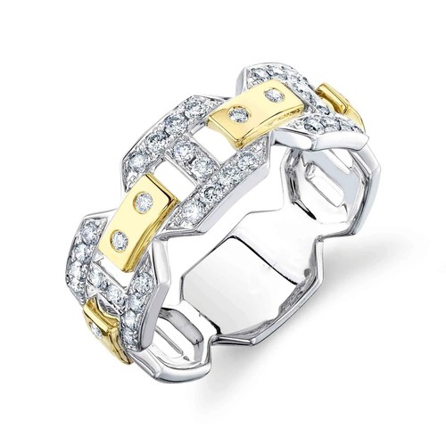 Hommes 14k deux ton - 14k,