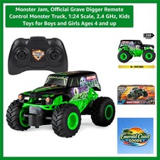 Authentic 1:24 Grave Digger RC
