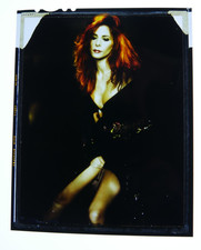 MYLÈNE FARMER 1990s EKTACHROME TRANSPARENCY #2 VINTAGE ORIGINAL 12x9 cm