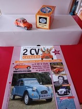 1/43 Citroën 2cv 6 club 1979 avec boîte et fascicule 124 hachette norev