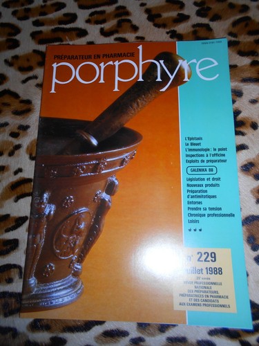 Revue porphyre préparateur - revue, porphyre,