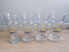 4 verres RICARD petit soleil